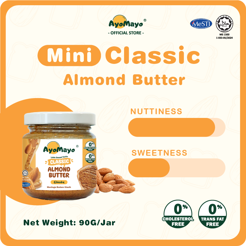90G Classic Almond Butter (Chunky)