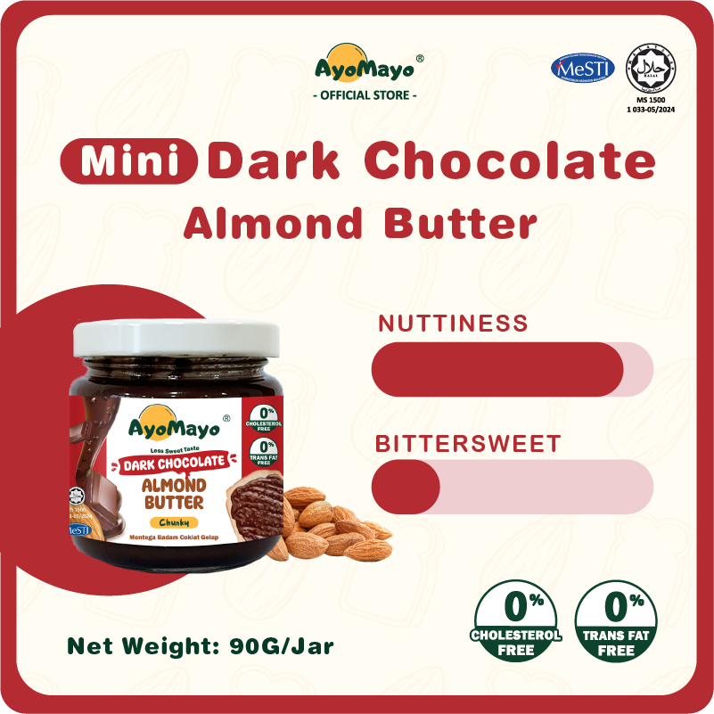 90G Dark Chocolate Almond Butter (Chunky)