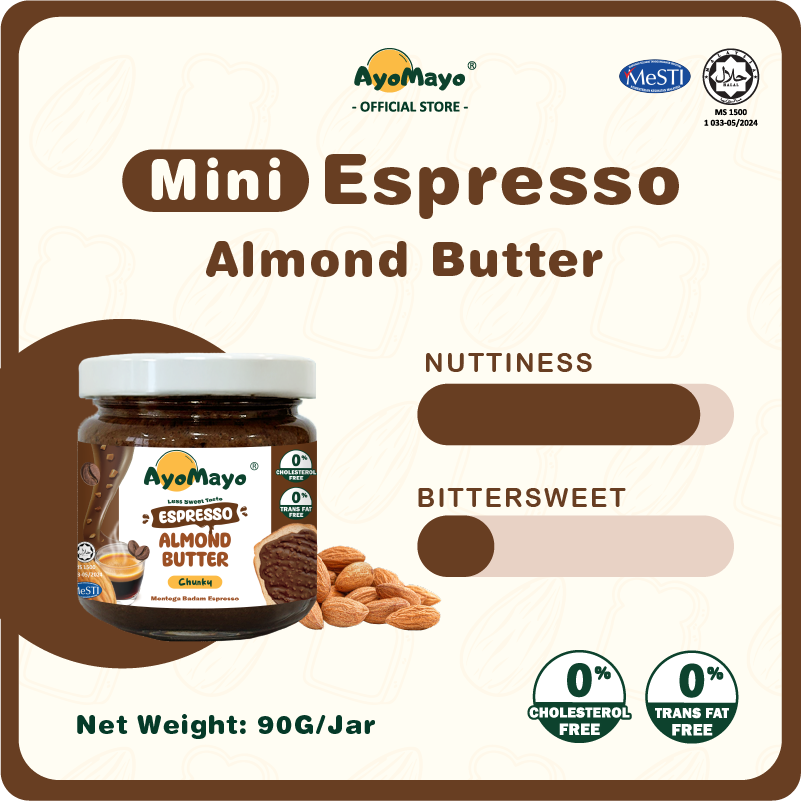 90G Espresso Almond Butter (Chunky)