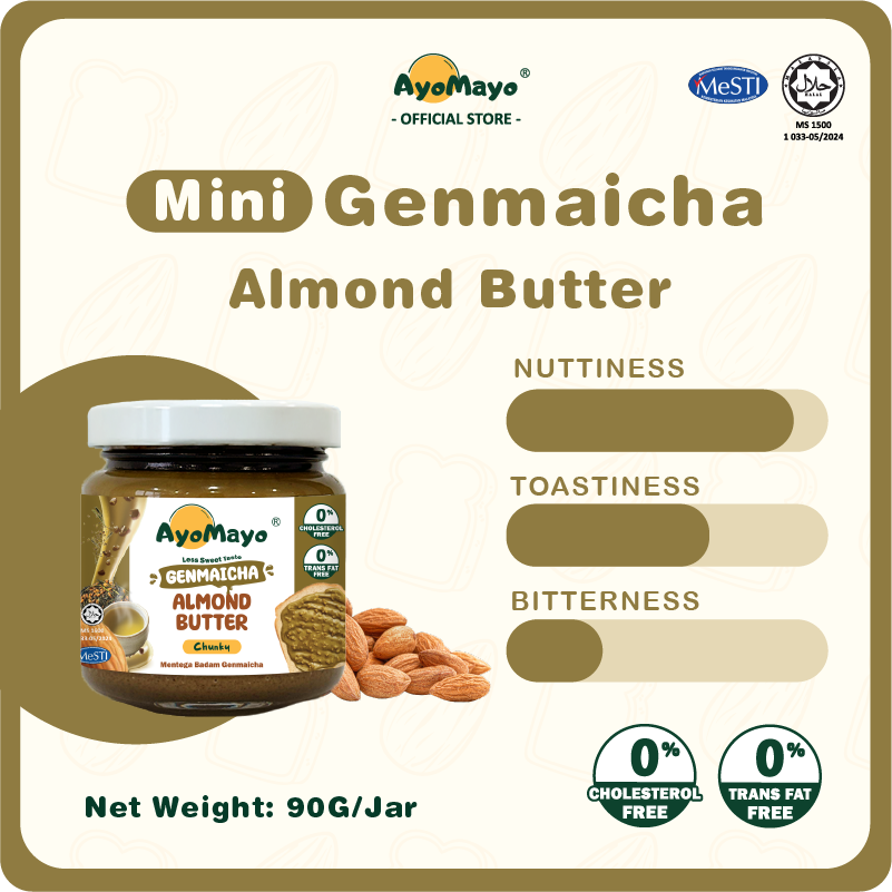 90G Genmaicha Almond Butter (Chunky)